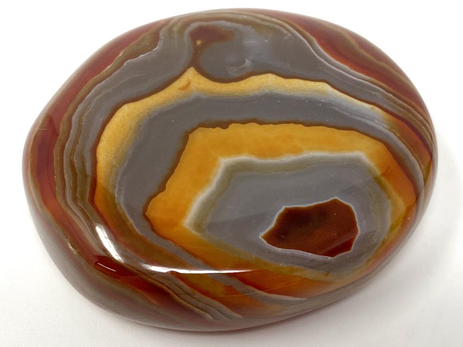 Banded Agate Flat Pebble 5.5cm | Image 1