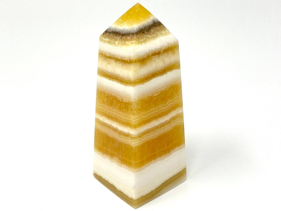 Banded Orange Calcite Tower 8.6cm | Image 1