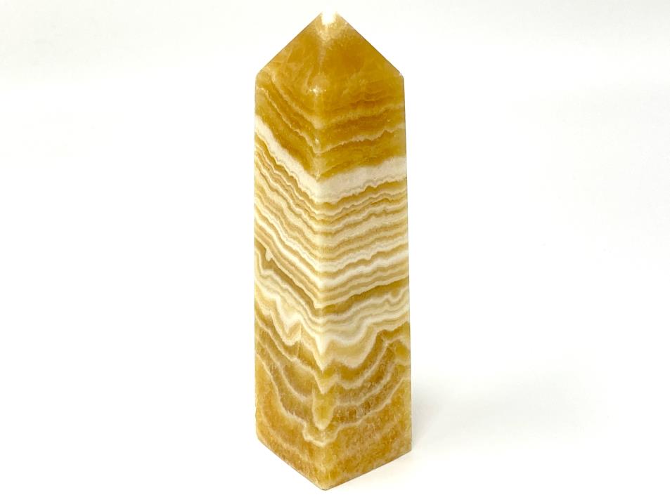 Banded Orange Calcite Tower 13.4cm | Image 1