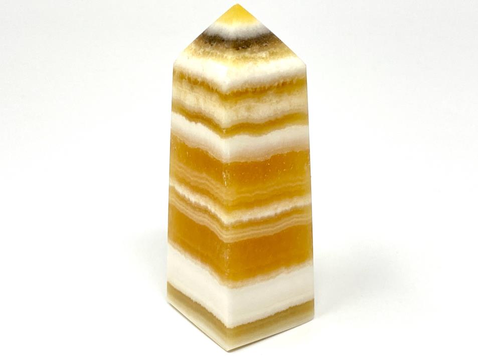 Banded Orange Calcite Tower 8.6cm | Image 1