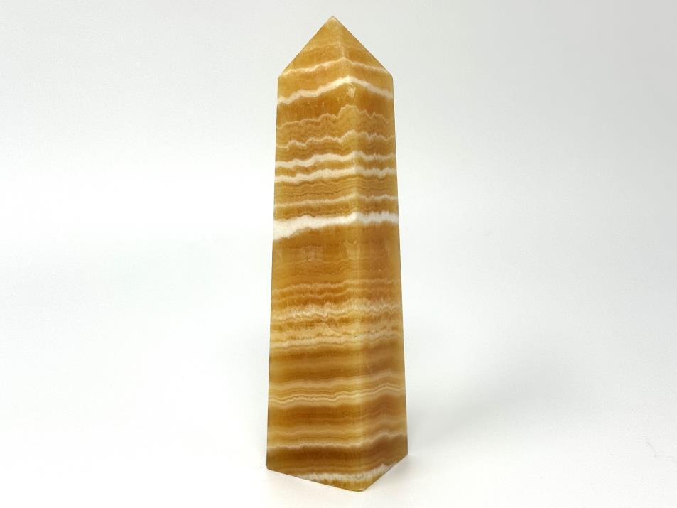 Banded Orange Calcite Tower 13.6cm | Image 1