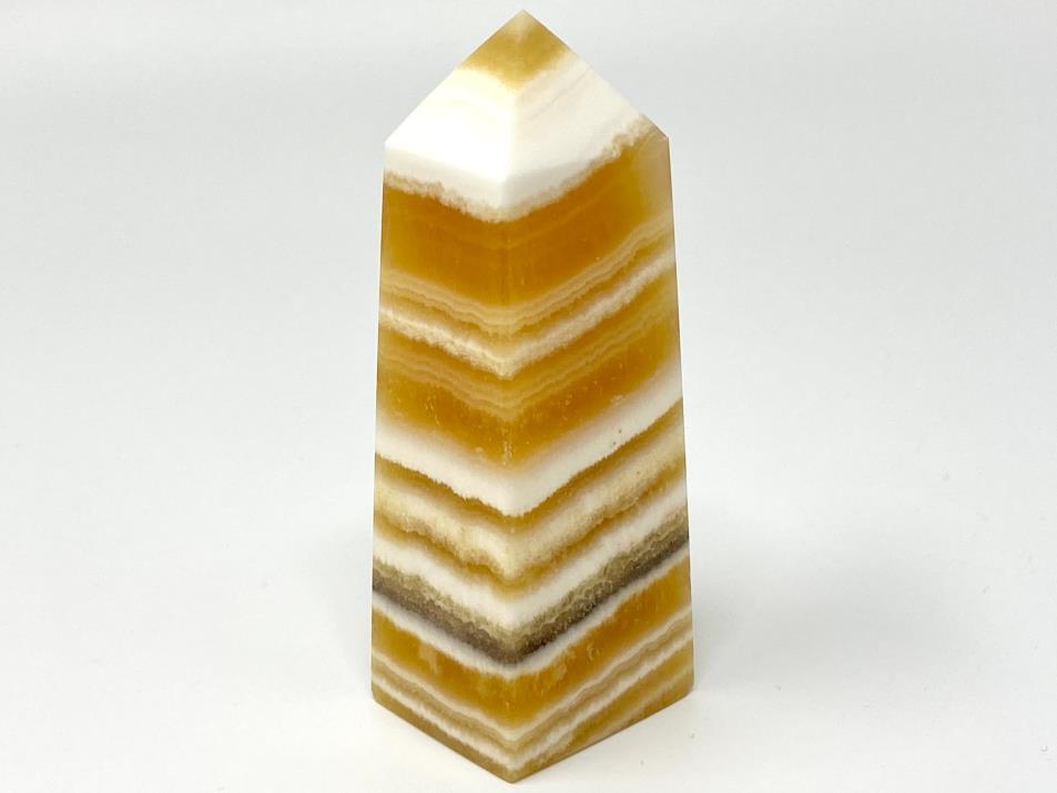 Banded Orange Calcite Tower 10.1cm | Image 1
