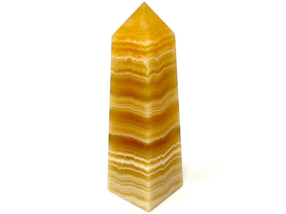 Banded Orange Calcite Tower 9.6cm | Image 1