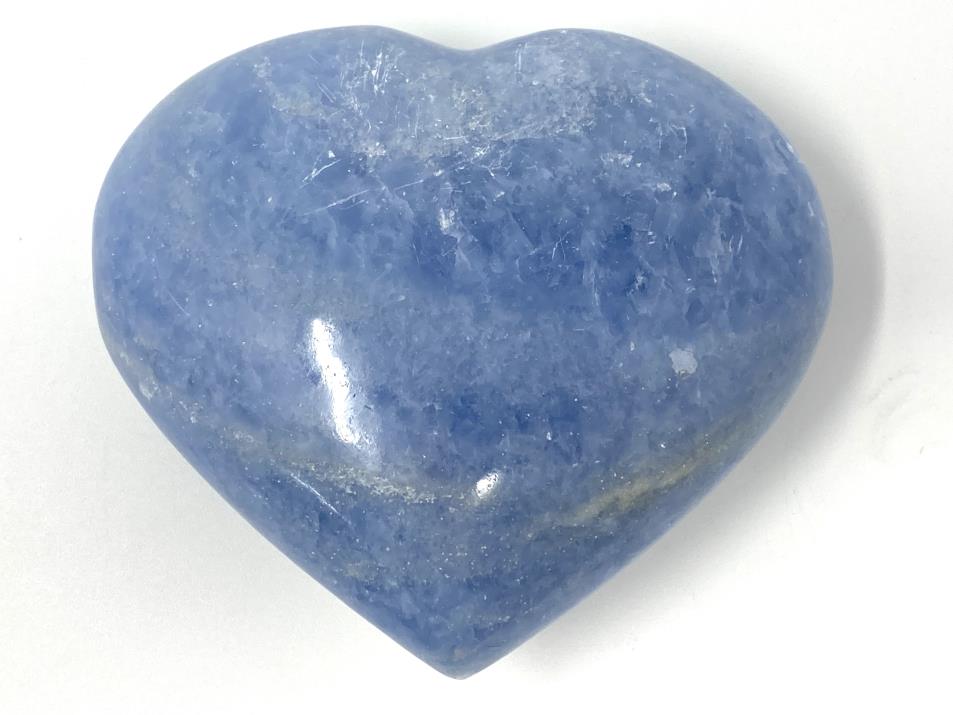 Blue Calcite Heart Large 9cm | Image 1