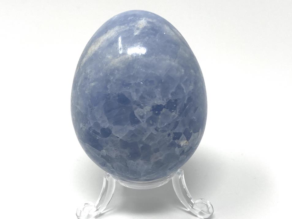 Blue Calcite Egg 6.6cm | Image 1