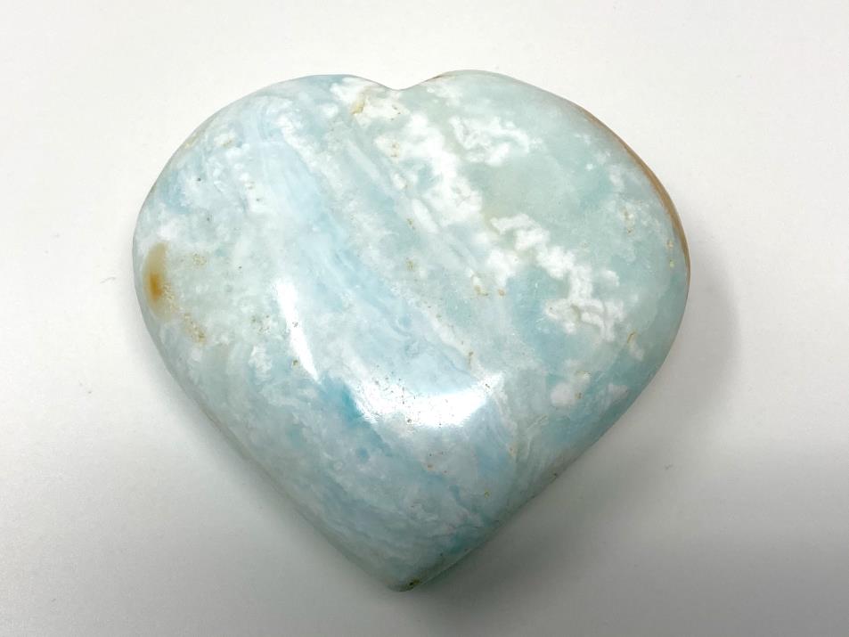 Caribbean Calcite Heart Large 8.5cm | Image 1