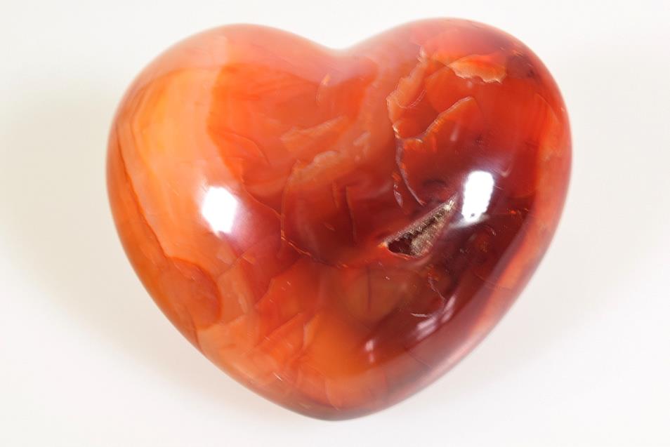 Carnelian Heart 6.85cm | Image 1