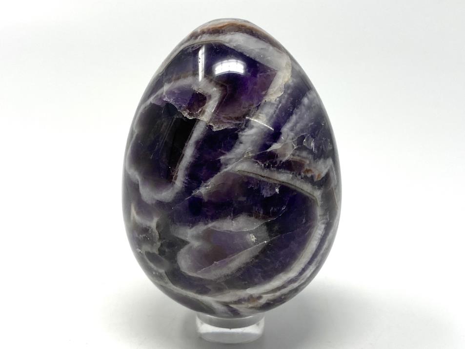 Chevron Amethyst Egg 6.4cm | Image 1