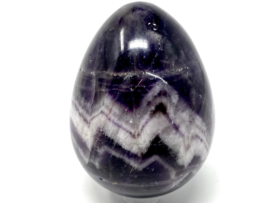 Chevron Amethyst Egg 7.1cm | Image 1