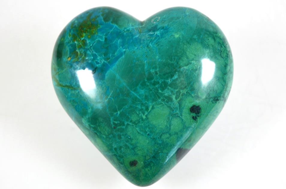 Chrysocolla Heart 6.6cm | Image 1