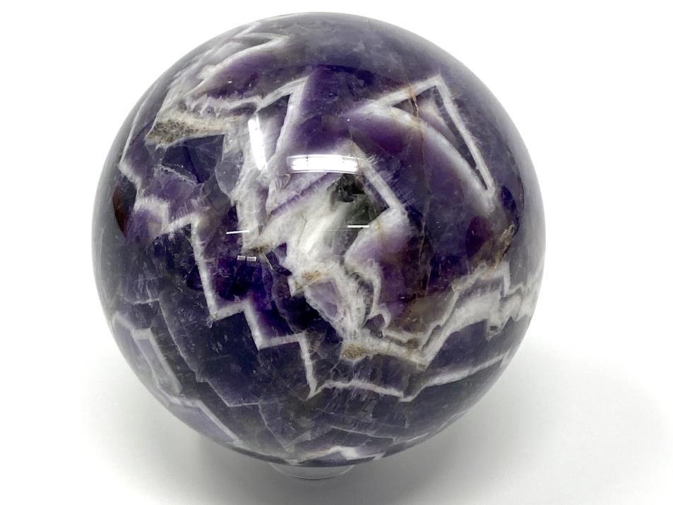 Chevron Amethyst Sphere 6.8cm | Image 1