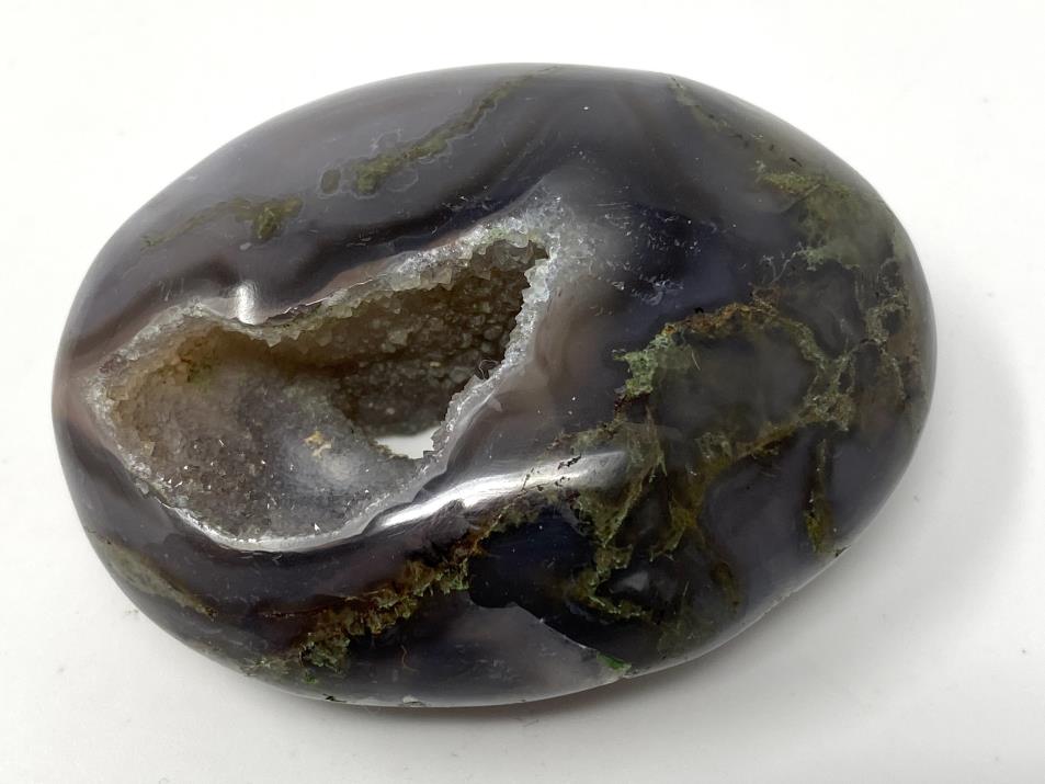 Druzy Moss Agate Pebble 5.9cm | Image 1
