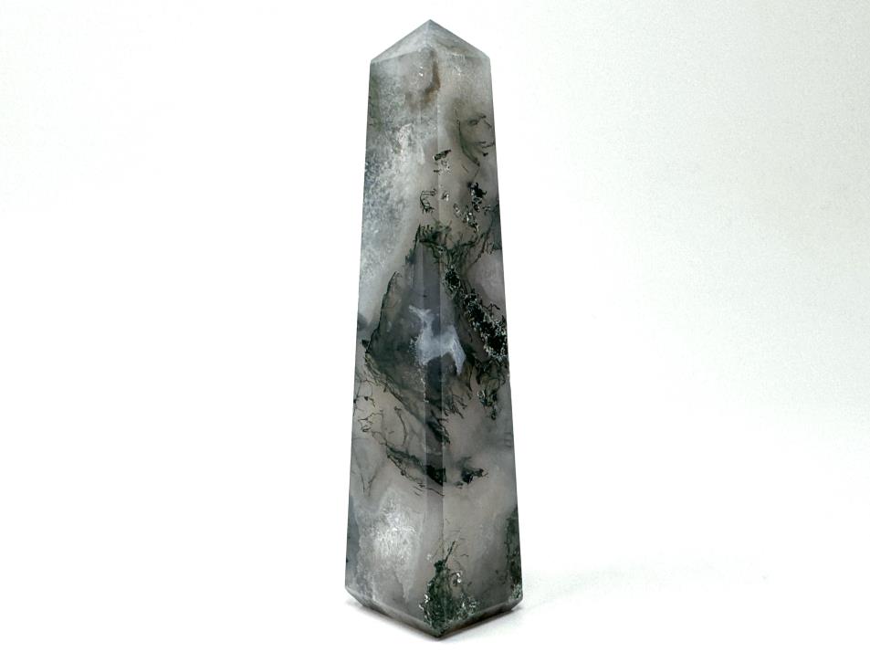 Druzy Moss Agate Tower 9.8cm | Image 1