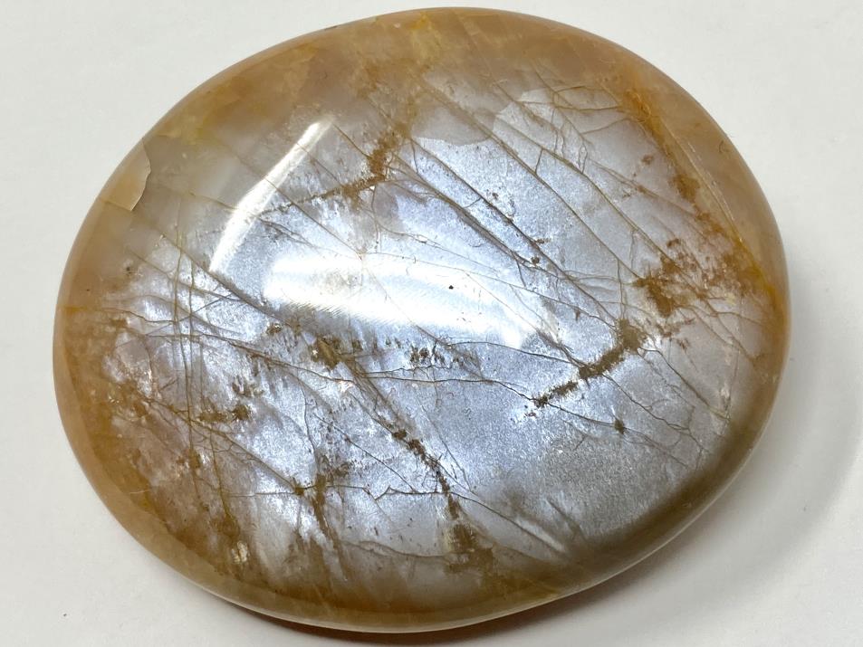 Flashy Peach Moonstone Pebble 6.4cm | Image 1