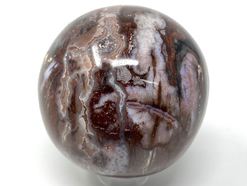 Fossil Wood Sphere 4.5cm | Image 1