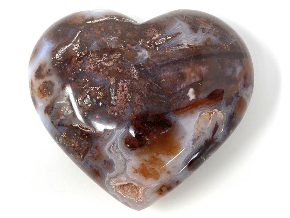 Fossil Wood Heart 6.9cm | Image 1