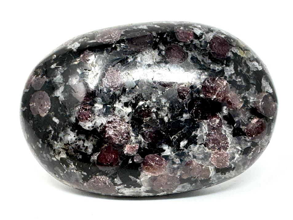 Garnet in Black Tourmaline Pebble 6.3cm | Image 1