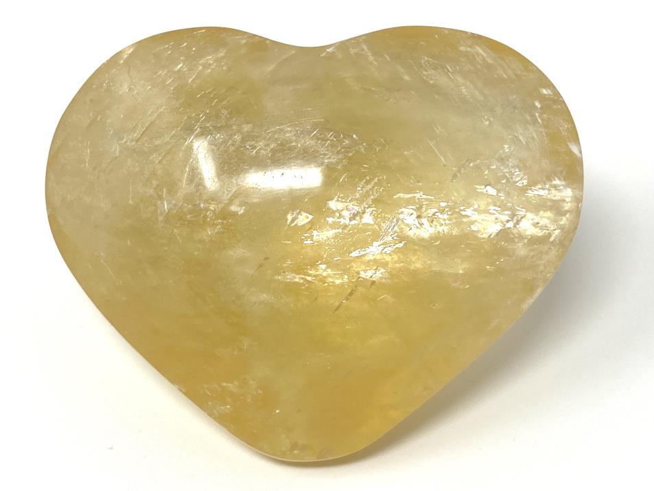 Optical Honey Calcite Heart 5.8cm | Image 1