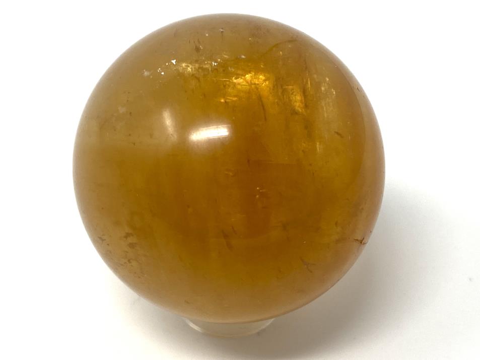 Optical Honey Calcite Sphere 3.9cm | Image 1