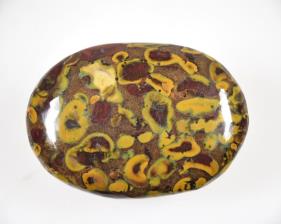 Fruit Jasper Flat Pebble 6.13cm | Image 2