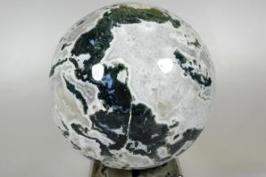 Druzy Moss Agate Sphere 16cm | Image 4