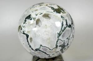 Druzy Moss Agate Sphere 16cm | Image 5