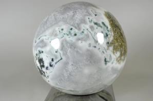 Druzy Moss Agate Sphere 12.4cm | Image 5