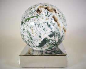 Druzy Moss Agate Sphere 11.5cm | Image 4