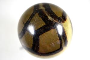 Yellow Septarian Sphere 5.5cm | Image 3