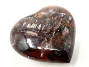 Fossil Wood Heart 6.5cm | Image 2