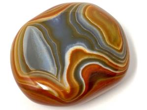 Banded Agate Flat Pebble 5.9cm | Image 2