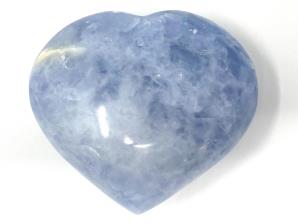 Blue Calcite Heart Large 9.3cm | Image 2