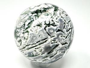 Druzy Moss Agate Sphere 5.3cm | Image 3