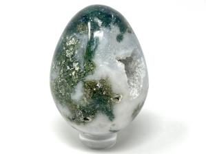 Druzy Moss Agate Egg 5.2cm | Image 2
