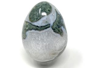 Druzy Moss Agate Egg 5.6cm | Image 3