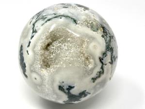 Druzy Moss Agate Sphere Large 8.2cm | Image 3