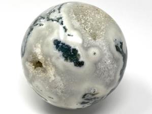 Druzy Moss Agate Sphere Large 8.2cm | Image 2