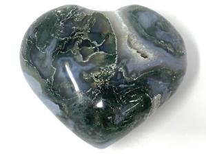 Druzy Moss Agate Heart 7cm | Image 2