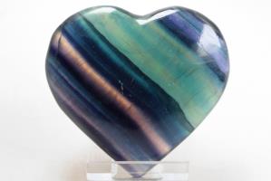 Rainbow Fluorite Heart 7.36cm | Image 2