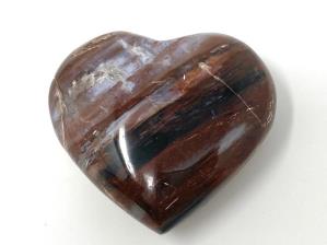 Fossil Wood Heart 6.5cm | Image 3