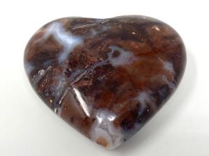 Fossil Wood Heart 6.7cm | Image 3
