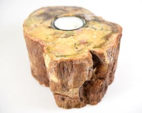 Fossilised Wood Tea Light 16.5cm | Image 6