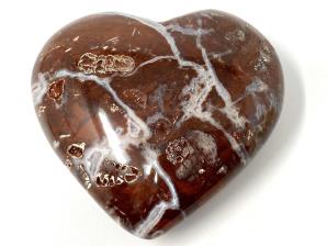 Fossil Wood Heart 6.8cm | Image 2
