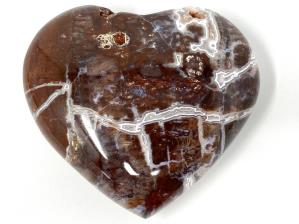Fossil Wood Heart 6.9cm | Image 2