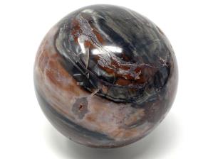 Druzy Fossil Wood Sphere Large 9.3cm | Image 3