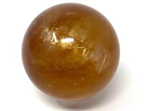 Optical Honey Calcite Sphere 4.2cm | Image 2