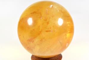 Optical Honey Calcite Sphere 9.7cm | Image 2