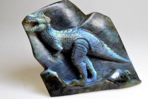 Labradorite T-Rex Carving | Image 2