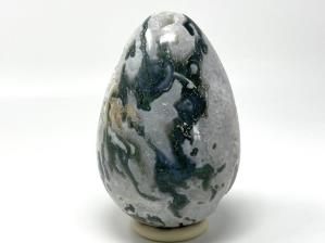 Druzy Moss Agate Egg Large 15.5cm | Image 2
