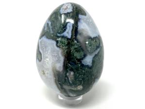 Druzy Moss Agate Egg 5.9cm | Image 2